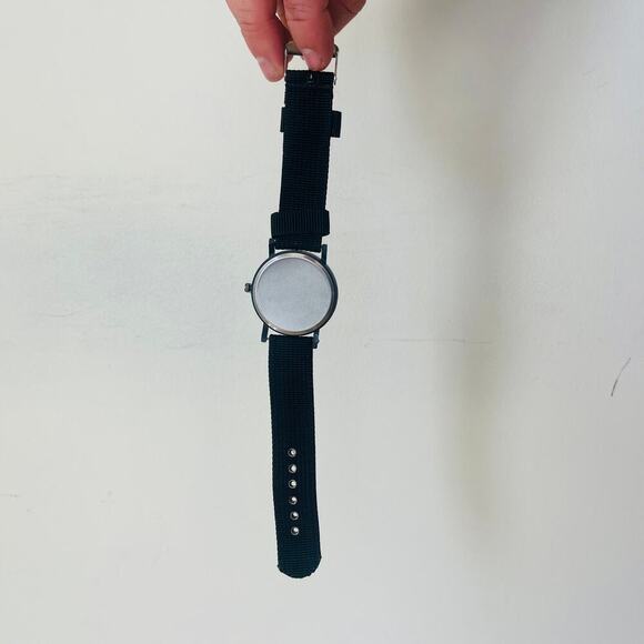 Black Analog Watch Unisex Minimalist Streetwear Style Quartz New - Picture 9 of 11